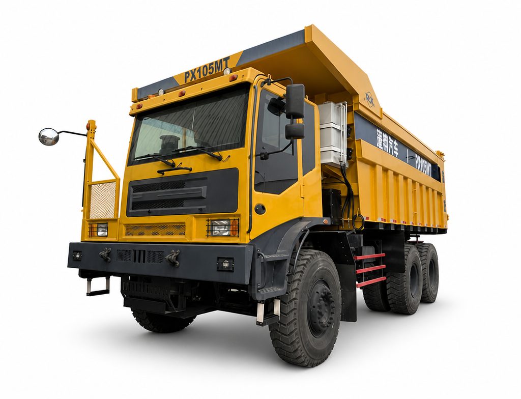 PX105 70-тонен офроуд минен самосвал